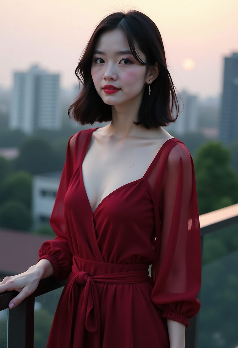 陪读妈妈准备晚饭